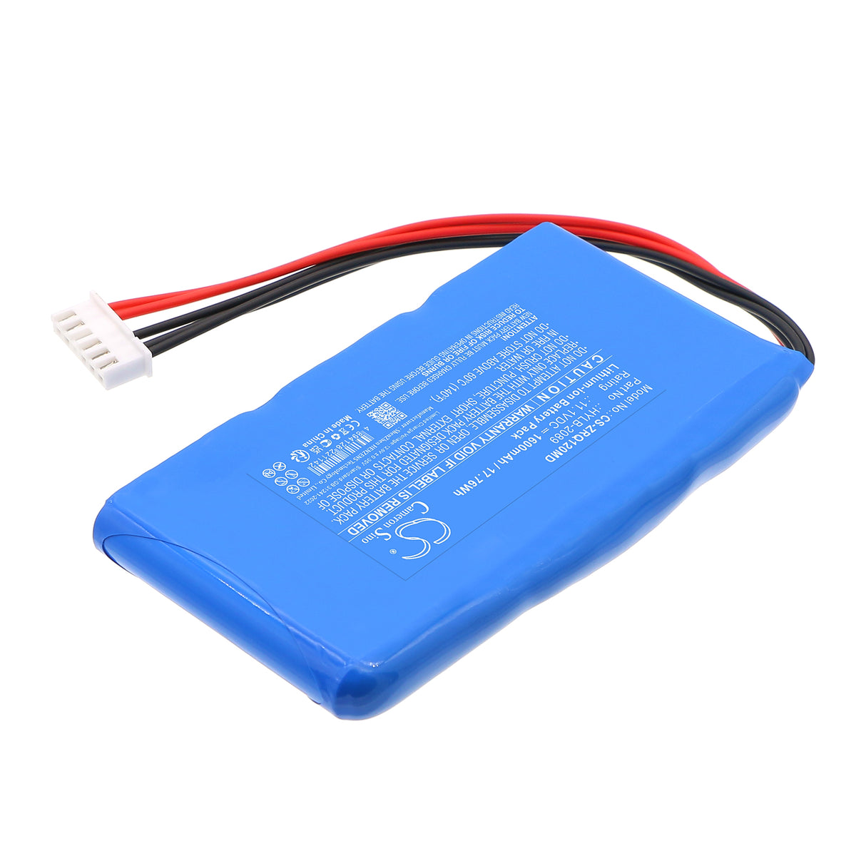 11.1V, Li-ion, 1600mAh, Medical battery fits Kaijin, KX-1203, 17.76Wh Medical Cameron Sino Technology Limited (Medical)
