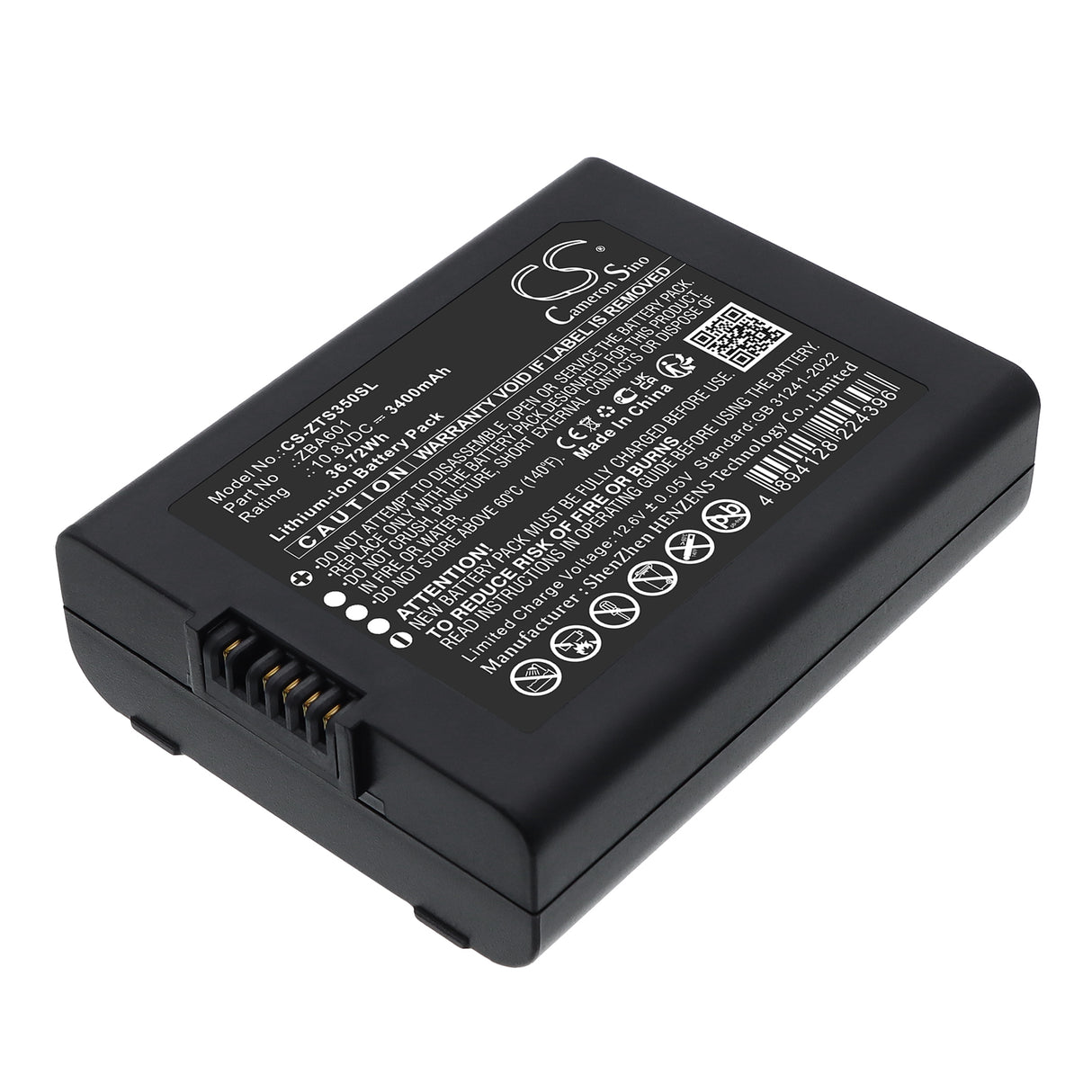 10.8V, Li-ion, 3400mAh, Equipment, Survey, Test battery fits GeoMax, 827967, Zenith 35 GPS GNSS, Zenith35, 36.72Wh Equipment, Survey, Test Cameron Sino Technology Limited