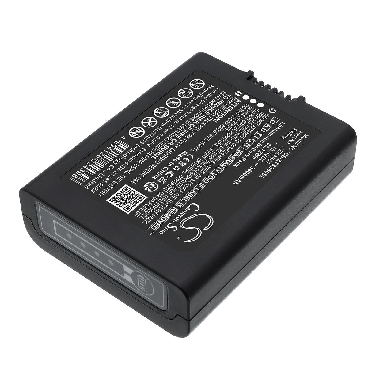 10.8V, Li-ion, 3400mAh, Equipment, Survey, Test battery fits GeoMax, 827967, Zenith 35 GPS GNSS, Zenith35, 36.72Wh Equipment, Survey, Test Cameron Sino Technology Limited