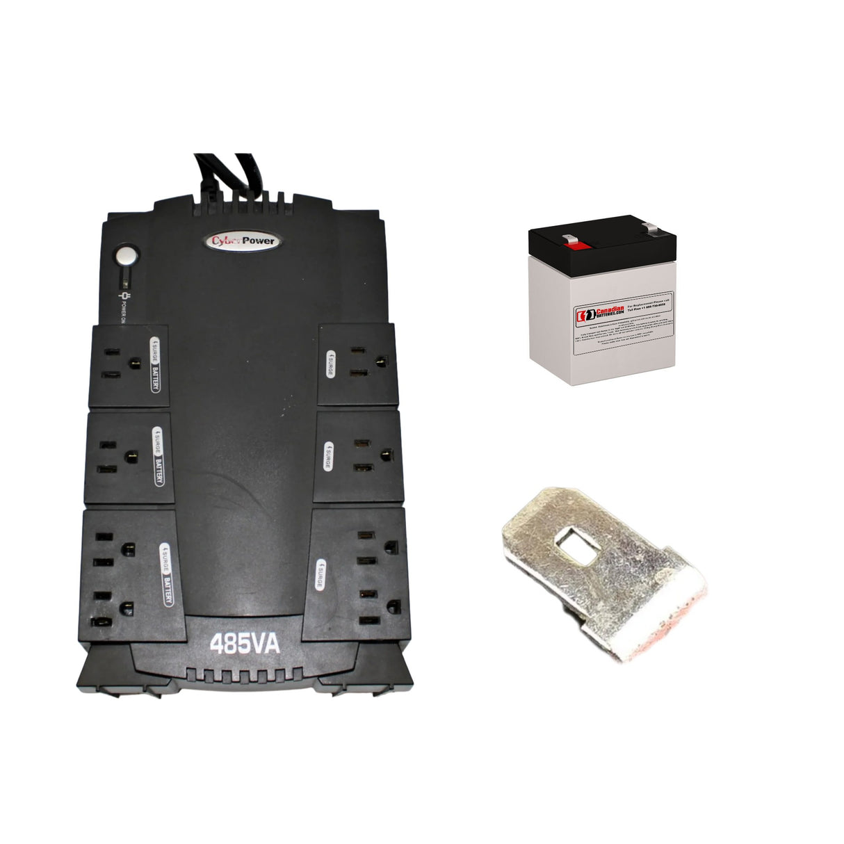 Battery For Cyberpower Cp485sl, 425 VA / 255 W UPS, 1 X 12v 5ah UPS Batteries CB Range