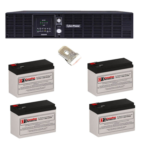 Batteries For Cyberpower Cps1500avr UPS, 4 X 12v, 7ah - 84wh UPS Batteries CB Range