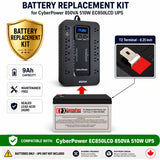 CyberPower EC850LCD UPS Replacement Battery 12V 9Ah AGM UPS Batteries CB Range