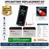 CyberPower CP1350AVRLCD UPS Battery Replacement 2 Pack 12V 9Ah AGM UPS Batteries CB Range