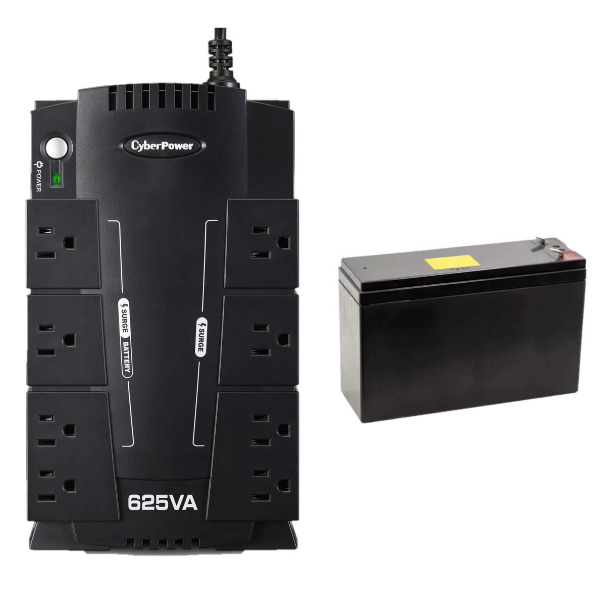 Battery For Cyberpower Cp625hg - Version 2 UPS, 1 X 12v, 6ah - 72wh UPS Batteries CB Range