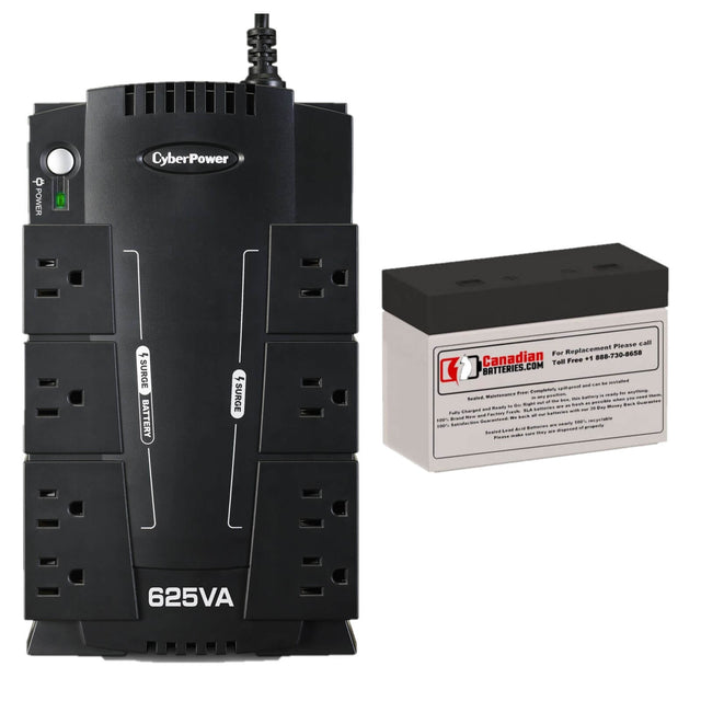 Battery For Cyberpower Cp625hg - Version 1 UPS, 1 X 12v, 5.5ah - 66wh UPS Batteries CB Range