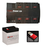 Battery For Cyberpower Cps375sl UPS, 1 X 12v, 5ah - 60wh UPS Batteries CB Range
