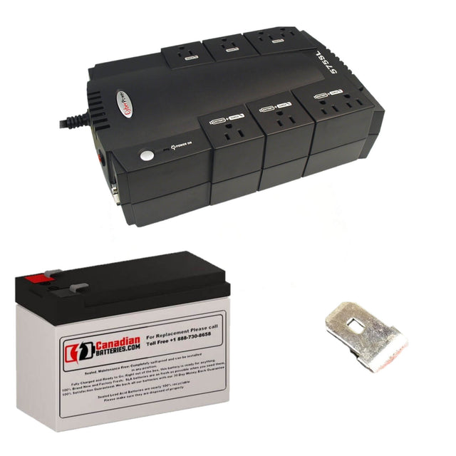 Battery For Cyberpower Cps575sl UPS, 1 X 12v, 7ah - 84wh UPS Batteries CB Range
