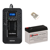 Battery For Cyberpower Cps650va 1375 UPS, 1 X 12v, 7ah - 84wh UPS Batteries CB Range