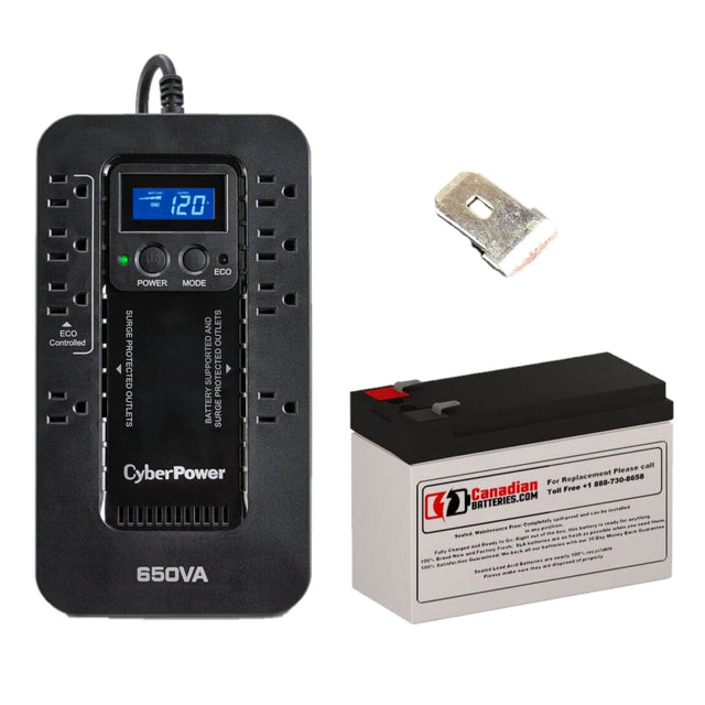 Battery For Cyberpower Cps650va UPS, 1 X 12v, 7ah - 84wh UPS Batteries CB Range