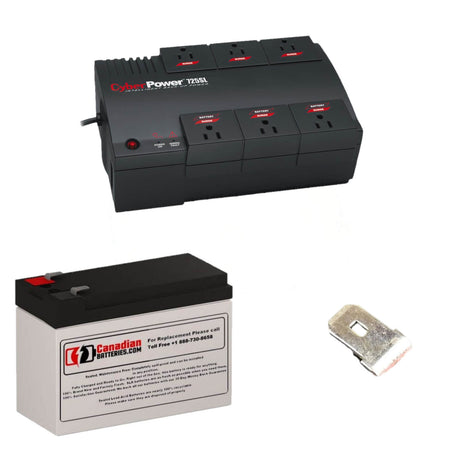 Battery For Cyberpower Cps725sl UPS, 1 X 12v, 7ah - 84wh UPS Batteries CB Range