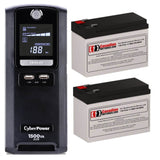 UPS Batteries For Cyberpower LX1500GU UPS, 2 X 12v, 9ah - 108wh UPS Batteries CB Range