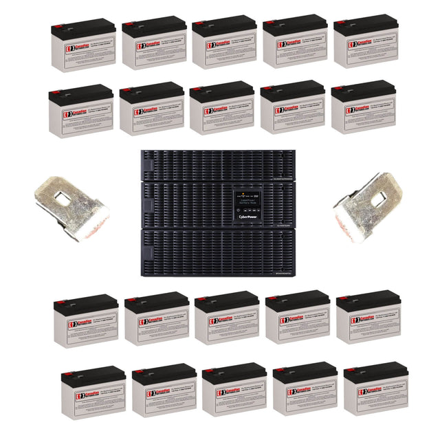 Batteries For Cyberpower Ol10000rt3utf UPS, 20 X 12v, 9ah UPS Batteries CB Range