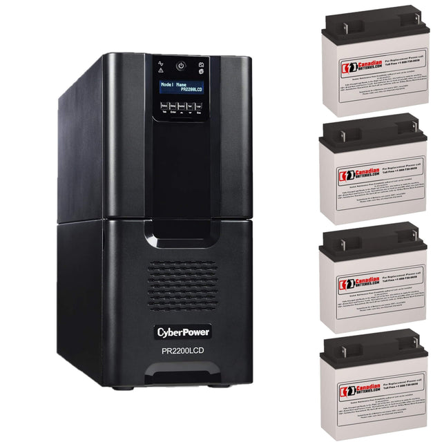Batteries For Cyberpower Pr2200lcd UPS, 4 X 12v, 18ah - 216wh UPS Batteries CB Range