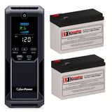 UPS Batteries For Cyberpower CP1350AVRLCD3 UPS, 2 X 12v, 9ah - 108wh UPS Batteries CB Range