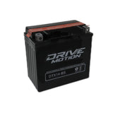 DriveMotion DTX14-BS Powersports Battery 12V · 12Ah · 260 CCA · AGM Sealed (Maintenance-Free) Sealed Lead Acid (Special) DriveMotion