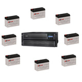 Batteries For Dell 2700w (h950n-4u) UPS, 8 X 12v, 9ah - 108wh UPS Batteries CB Range