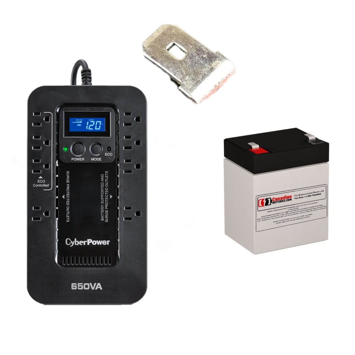 CyberPower 650VA 390W EC650LCD, Replacement UPS Battery UPS Batteries CB Range