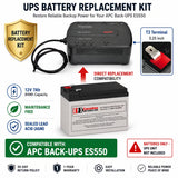 APC Back-UPS ES550 Battery Replacement RBC2 12V 7Ah AGM UPS Batteries CB Range