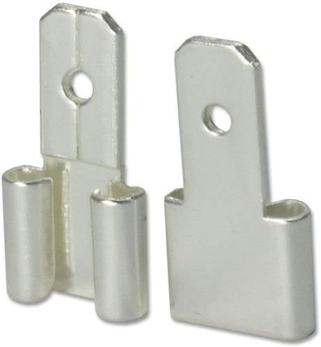 F2 (6.35 mm) to F1 (4.8 mm) Terminal Converters – Set of 2 for SLA Batteries Sealed Lead Acid CB Generic