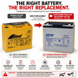 Fullriver HC20 Replacement Battery 12V 20Ah AGM F13 264Wh Sealed Lead Acid CB Generic