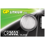 GP CR2032 Lithium Coin Battery, 5 Pieces – 3V | High-Performance Power Cell Coin Cell Batteries GP Batteries