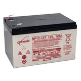 Genesis NP12-12T Battery from Enersys, 12V 12Ah, F2 terminal Sealed Lead Acid Enersys