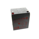 CSB HRL1225W Battery, 12V, 25W 5.8Ah with F2 terminals Sealed Lead Acid (Special) CSB