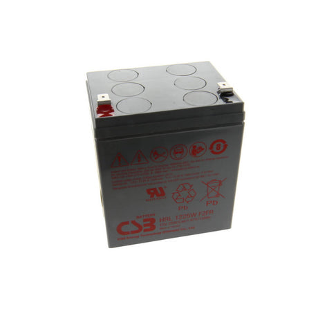 HRL1225W CSB Battery, 12V, 25W 5.8Ah with F2 terminals Sealed Lead Acid CSB