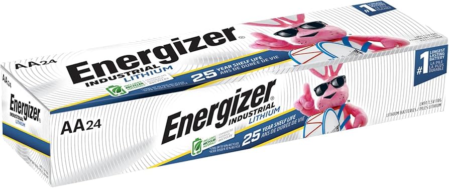 LN91 Energizer Aa Industrial Lithium Battery 1.5v Extra Long Runtime 3000mah - Non Rechargeable Other Energizer