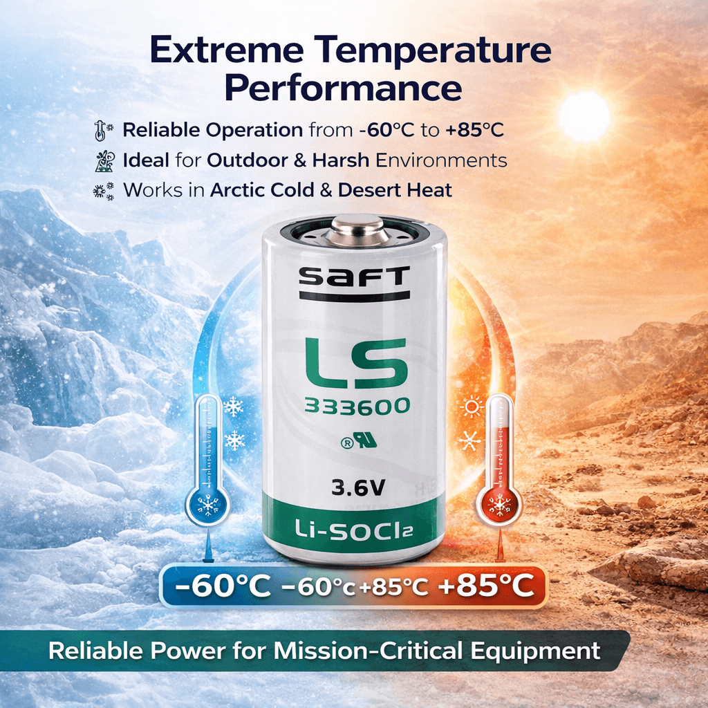 Saft Ls33600 3.6v D Size Lithium Battery 3.6v - Non Rechargeable Saft Batteries Saft Lithium Batteries