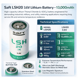 Saft Lsh20 3.6v D Size Lithium Battery 3.6v - Non Rechargeable Saft Batteries Saft Lithium Batteries