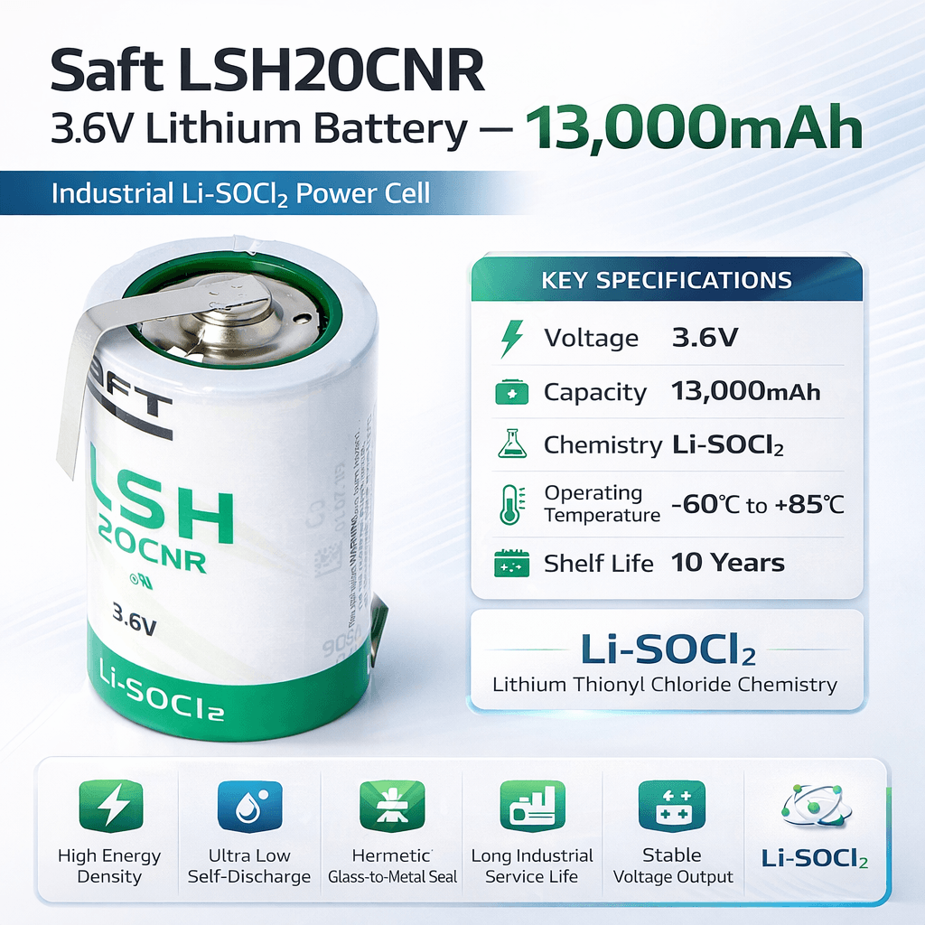 Opposite Tabs D-size 3.6v 13000mah Saft Lsh20 Battery Saft Batteries Saft Lithium Batteries