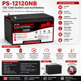 12V, 12Ah, replacement battery for Lcb 6-dzm-10 with Nut & Bolt terminals Sealed Lead Acid (Special) CB Range