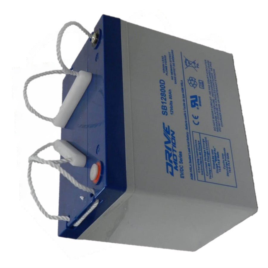 Leoch 6-EVF-80, 12v 80ah Ev/dc Series replacement Sealed Lead Acid Battery Sealed Lead Acid DriveMotion