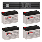 Liebert GXT4-1500RT120 UPS System, Battery Cartridge 4 X 12v 9ah UPS Batteries CB Range