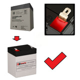 Liftmaster 3850C, 3850 garage door opener battery, 12V 5Ah Sealed Lead Acid CB Generic