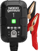 NOCO GENIUS1 1A Smart Battery Charger – 6V & 12V Maintainer for AGM, Lithium, Automotive, Motorcycle & RV Chargers, Boosters,Testers Noco Genius Chargers