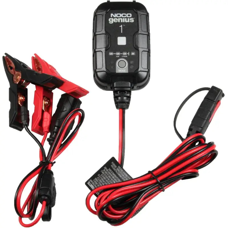 NOCO GENIUS1 1A Smart Battery Charger – 6V & 12V Maintainer for AGM, Lithium, Automotive, Motorcycle & RV Chargers, Boosters,Testers Noco Genius Chargers