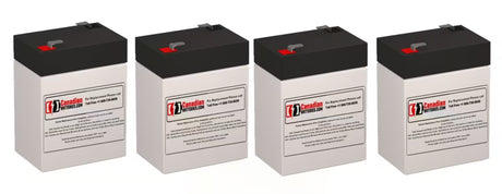 Oneac ON400A-SN Replacement Battery 4 Pack 6V 4.5Ah UPS Batteries CB Range