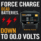 12V, 1 Amp Battery Charger, Battery Maintainer, and Battery Desulfator with Temperature Compensation Chargers, Boosters,Testers Clore Automotive