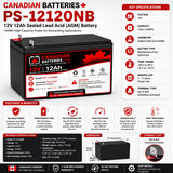 12V, 12Ah, replacement battery for Haijiu Hg-12-12 with Nut & Bolt terminals Sealed Lead Acid (Special) CB Range