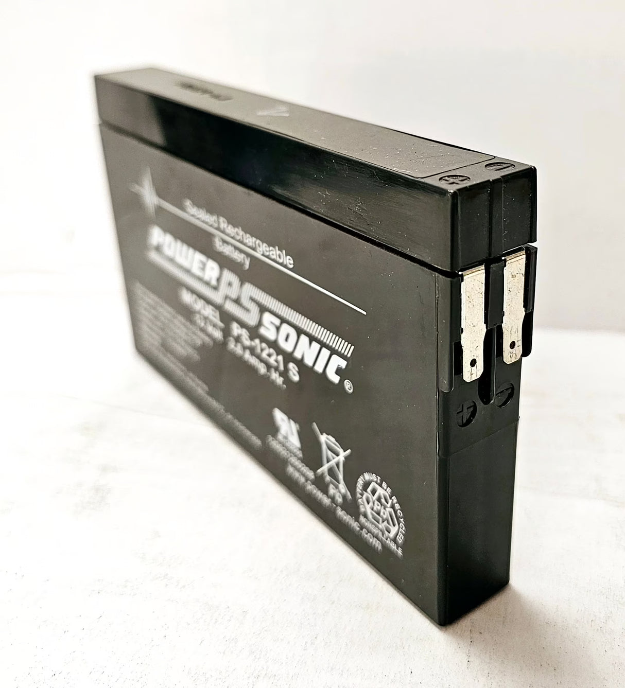 PowerSonic PS1221S Replacement Battery 12V 2Ah AGM SLA Sealed Lead Acid (Special) Powersonic