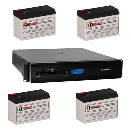 Panamax 1500VA MB1500 UPS Replacement Batteries, 4 X 12v 9ah UPS Batteries CB Range
