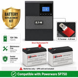 Batteries For Powerware 5p750 UPS, 2 X 12v, 7ah - 84wh UPS Batteries CB Range