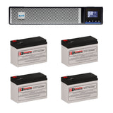 Batteries For Powerware 5px1000rt2u UPS, 4 X 12v, 7ah - 84wh UPS Batteries CB Range