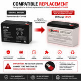 Powerware BAT-0489 Replacement UPS Battery 12V 9Ah AGM UPS Batteries CB Range