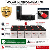 Batteries For Powerware Pw9135g5000-xl3u UPS, 15 X 12v, 5ah - 60wh UPS Batteries CB Range