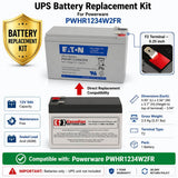 Batteries For Powerware Pwhr1234w2fr UPS, 1 X 12v, 9ah - 108wh UPS Batteries CB Range