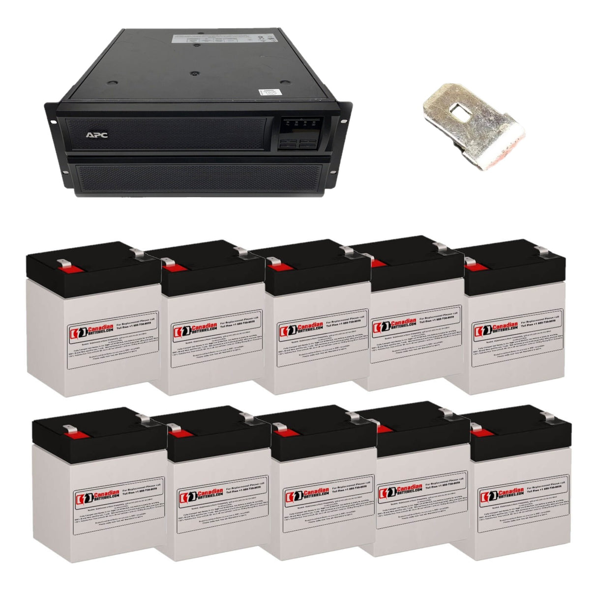 APC Smart-UPS X SMX3000HVNC Replacement batteries, 10 X 12v 5ah F2 UPS Batteries CB Range
