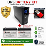 Bn1050 Ns 1050, Ns1050, Apc Back UPS Battery 2 x 12V 9Ah UPS Batteries CB Range